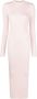 Heron Preston Maxi-jurk met borduurwerk Roze - Thumbnail 1