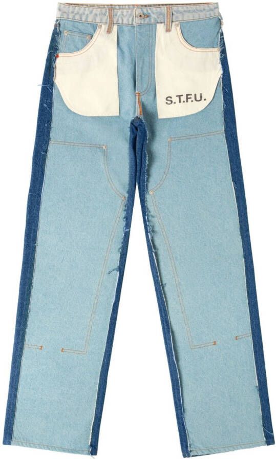 Heron Preston Mid waist jeans Blauw