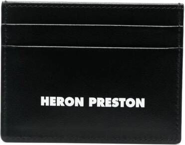 Heron Preston Pasjeshouder met streepdetail Zwart