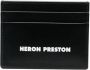 Heron Preston Pasjeshouder met streepdetail Zwart - Thumbnail 1