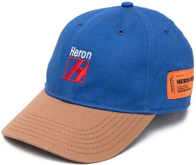 Heron Preston Pet met logopatch Blauw