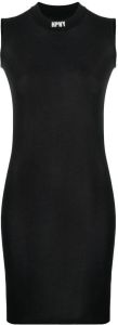 Heron Preston Semi-doorzichtige mini-jurk Zwart