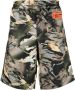 Heron Preston Shorts met camouflageprint Groen - Thumbnail 1