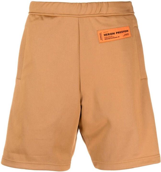 Heron Preston Shorts met logopatch Zwart
