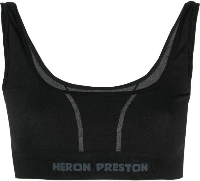 Heron Preston Sport-bh met logoprint Zwart