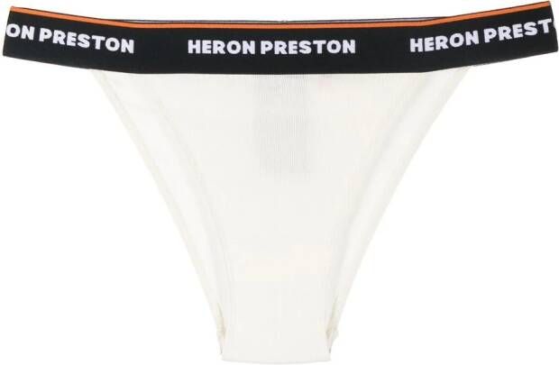 Heron Preston String met logoband Wit