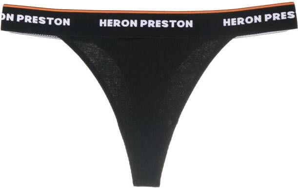 Heron Preston ^ string met logoband detail Zwart