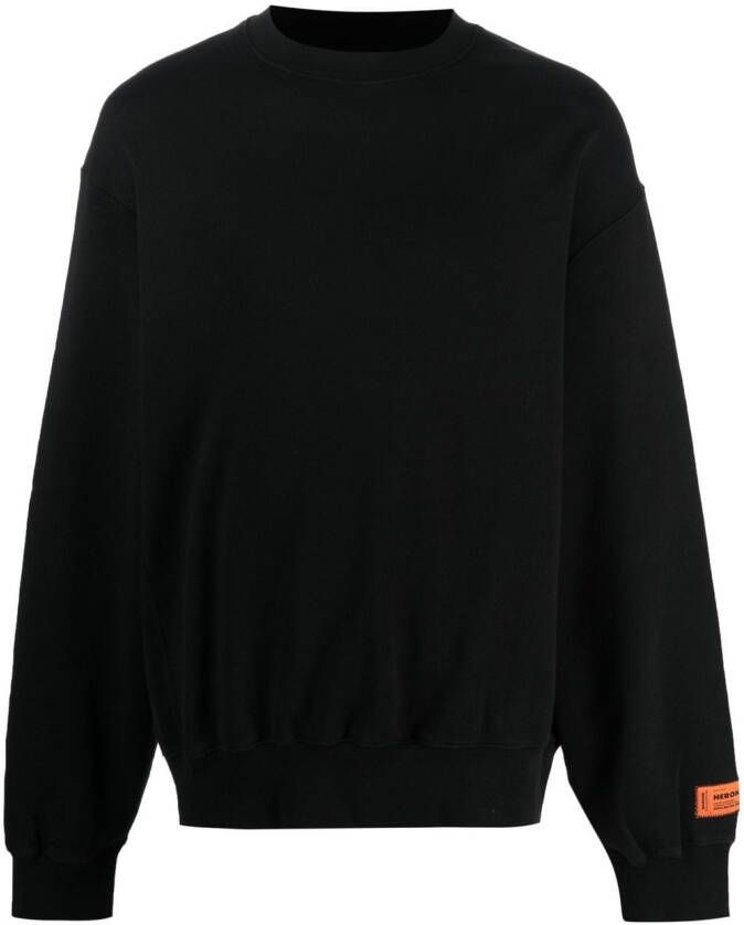 Heron Preston Sweater met logopatch Zwart