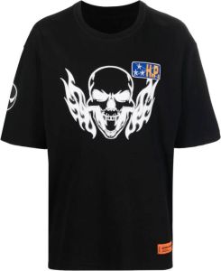 Heron Preston T-shirt met doodskopprint Zwart