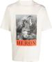 Heron Preston Heron Logo Print Relaxte T-shirt White Heren - Thumbnail 2