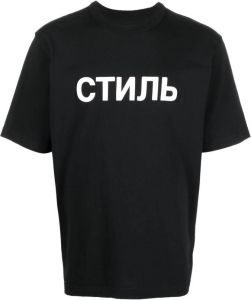 Heron Preston T-shirt met korte mouwen Zwart