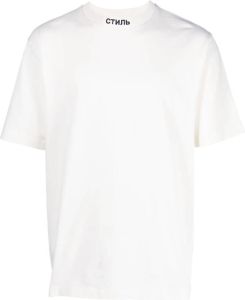 Heron Preston T-shirt met logopatch Wit
