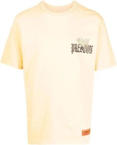 Heron Preston T-shirt met logoprint Geel