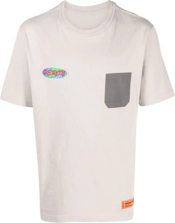 Heron Preston T-shirt met logoprint Grijs