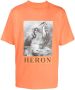 Heron Preston T-shirt met logoprint Oranje - Thumbnail 1