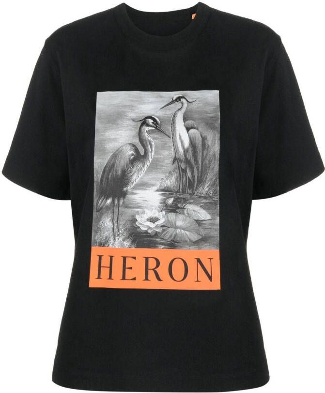 Heron Preston T-shirt met logoprint Zwart