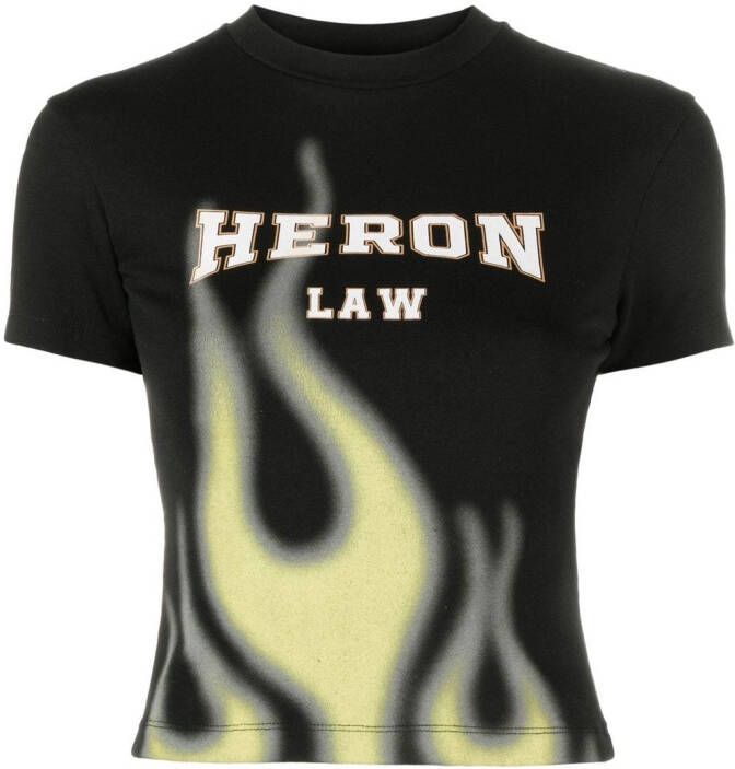 Heron Preston T-shirt met print Zwart