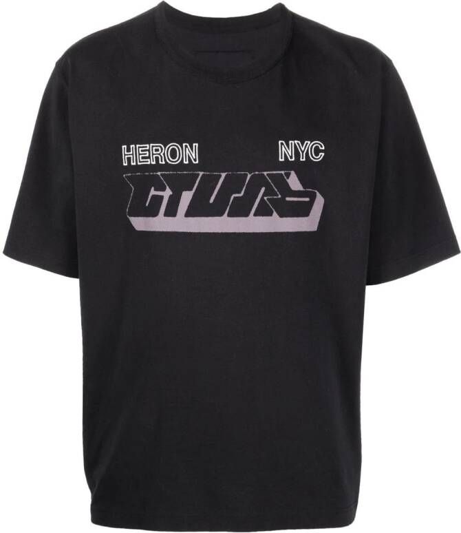 Heron Preston T-shirt met print Zwart