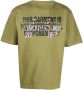 Heron Preston T-shirt met sloganprint Groen - Thumbnail 1