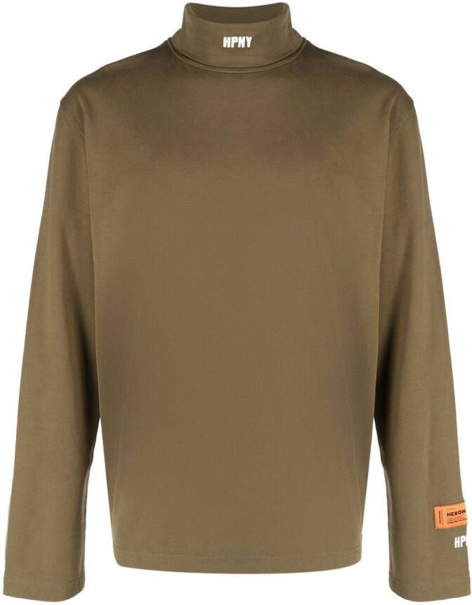 Heron Preston Top met logoprint Groen