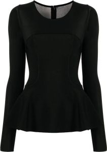 Herve L. Leroux Getailleerde blouse Zwart