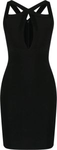 Herve L. Leroux Mini-jurk met bandjes Zwart