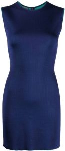 Herve L. Leroux Mouwloze mini-jurk Blauw