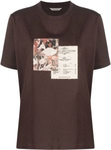Holzweiler T-shirt met grafische print Bruin