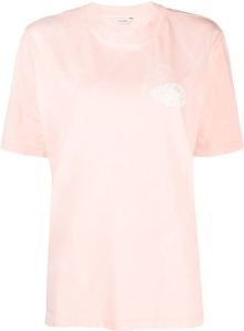 Holzweiler T-shirt met logoprint Roze