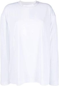 Holzweiler Semi-djoorzichtig T-shirt Wit