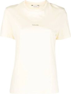 Holzweiler T-shirt met ronde hals Beige