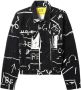 Honey Fucking Dijon Bomberjack met grafische print Zwart - Thumbnail 1