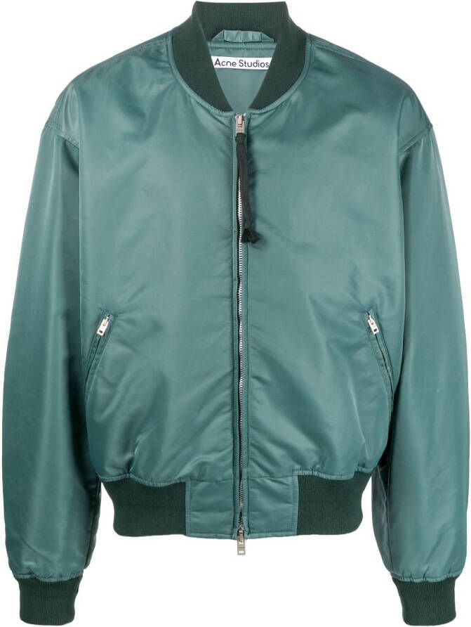 Honey Fucking Dijon Bomberjack met logoprint Groen
