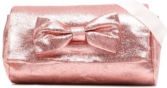 Hucklebones London Metallic tas Roze