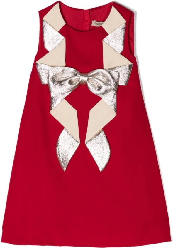 Hucklebones London Mouwloze jurk Rood