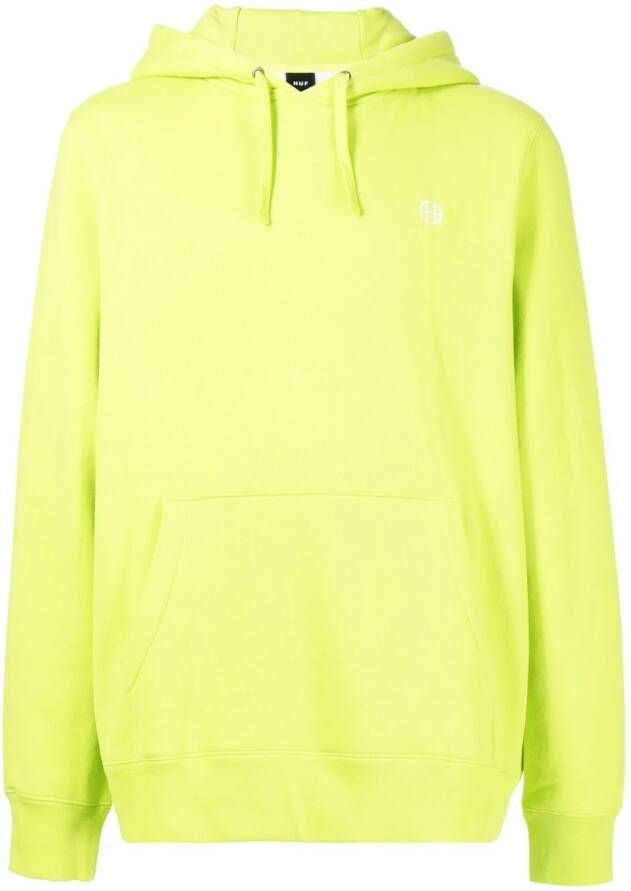 Huf Hoodie met print Geel