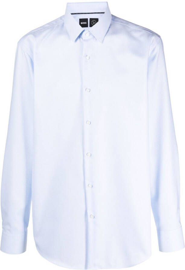 BOSS Button-up overhemd Blauw