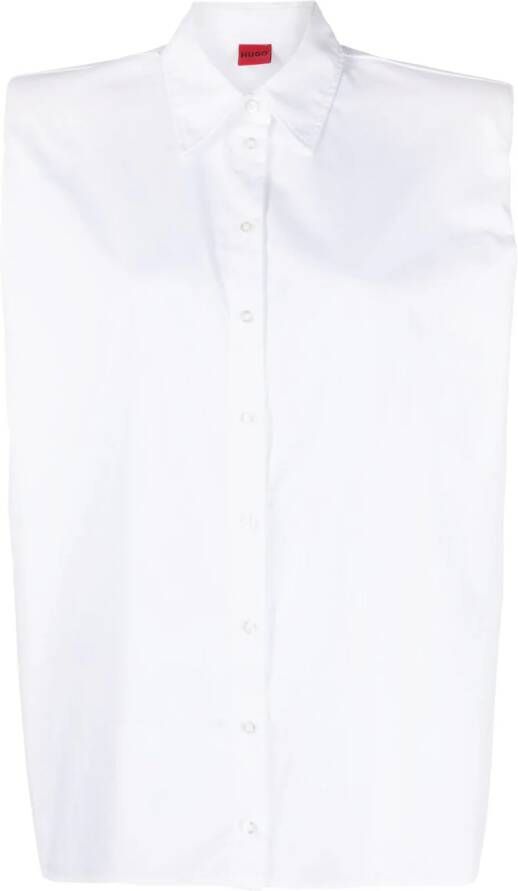 HUGO Zijden blouse Wit