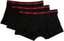 HUGO Drie boxershorts met logoband Zwart - Thumbnail 1