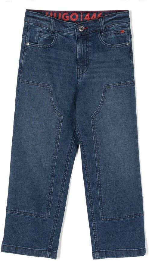 HUGO KIDS Straight jeans Blauw