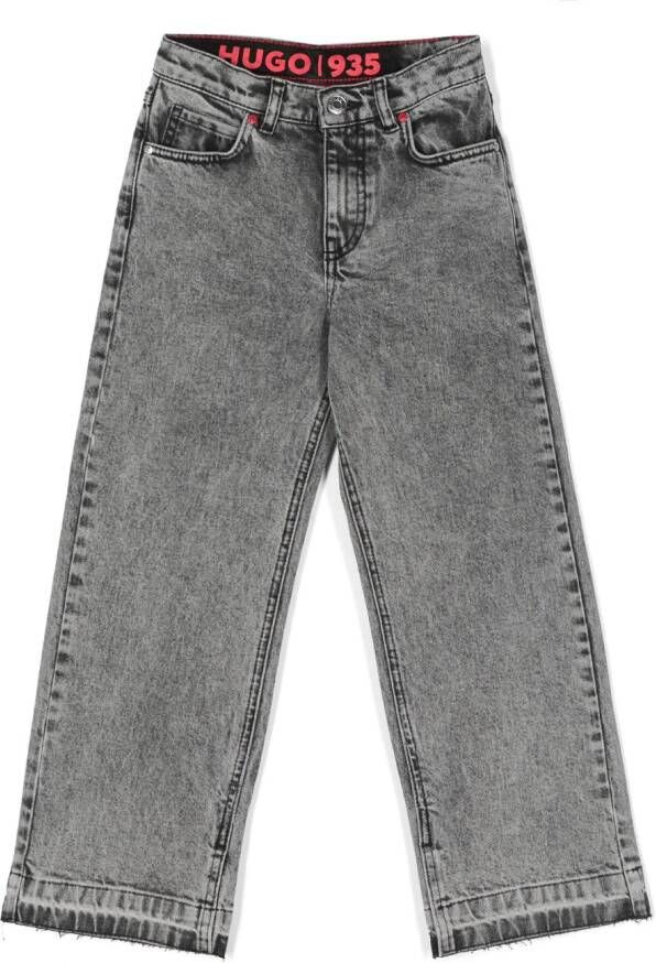 HUGO KIDS Straight jeans Grijs