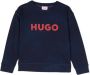 HUGO KIDS Sweater met logoprint Blauw - Thumbnail 1
