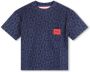 HUGO KIDS T-shirt met logoprint Blauw - Thumbnail 1