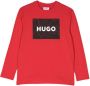 HUGO KIDS T-shirt met logoprint Rood - Thumbnail 1