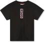 HUGO KIDS T-shirt met logoprint Zwart - Thumbnail 1