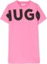 HUGO KIDS T-shirtjurk met logoprint Roze - Thumbnail 1