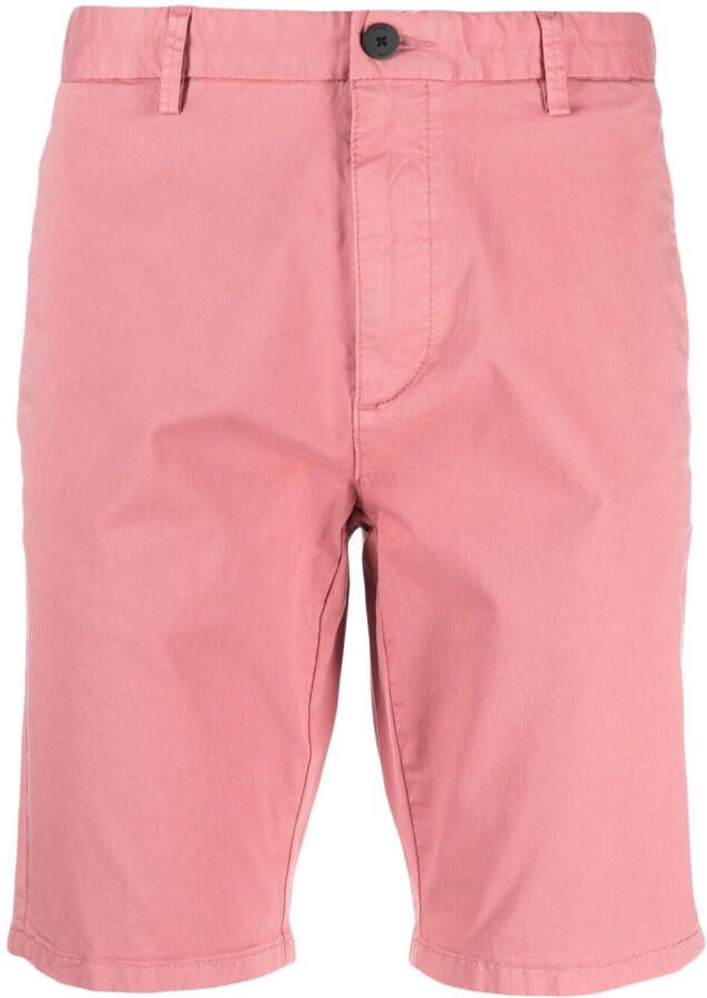 HUGO Shorts met logopatch Roze