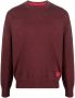HUGO Sweater met logopatch Rood - Thumbnail 1