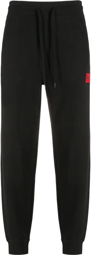 BOSS Trainingsbroek met logopatch Zwart