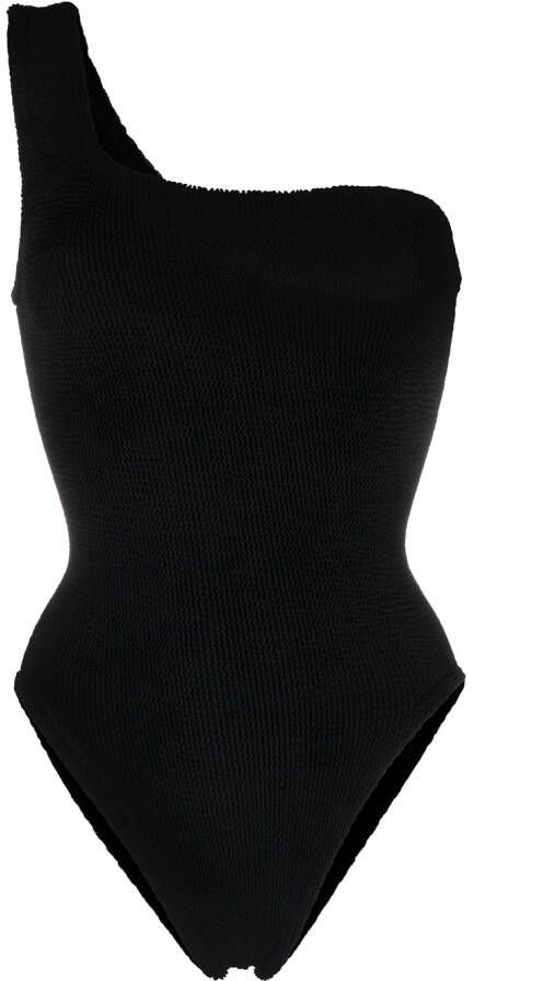 Hunza G Asymmetrisch badpak Zwart